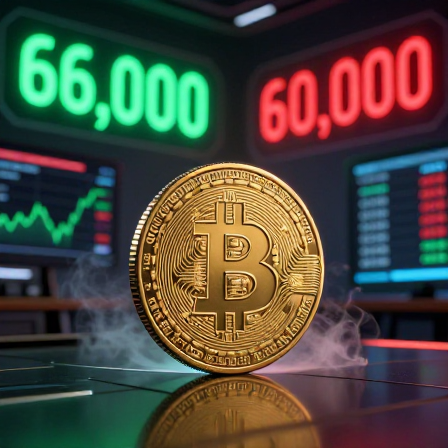 آلرت قیمت: بیت‌کوین بالای ۶۶ هزار دلار یا زیر ۶۰ هزار دلار؟